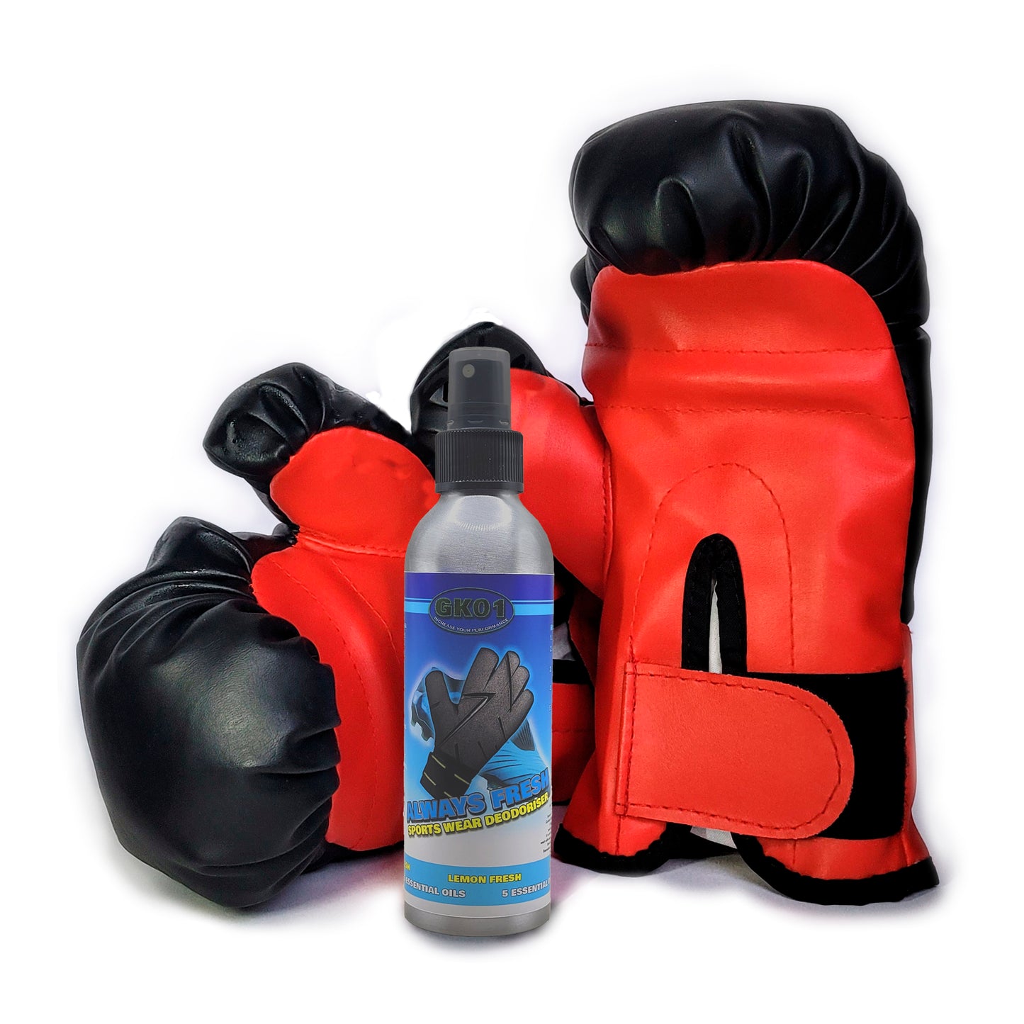 Gk01 Always Fresh - Football Boot & Goalkeeper Glove Freshener & Deodoriser Spray - Lemon Fresh Scent - 120ml