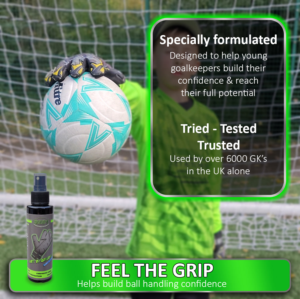GK01 Grip & Clean Essential Goalkeeper Glove kit