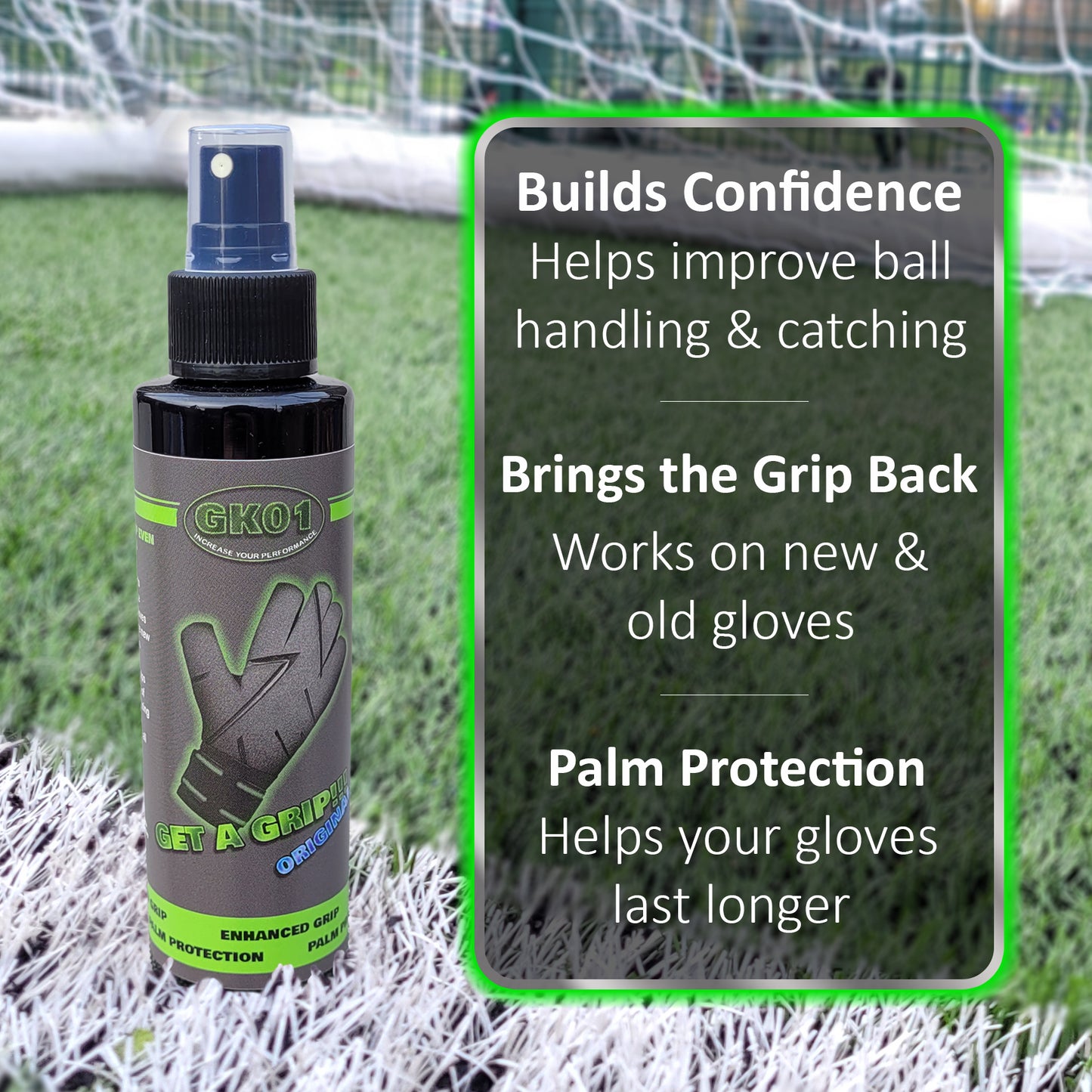 GK01 Grip & Clean Essential Goalkeeper Glove kit