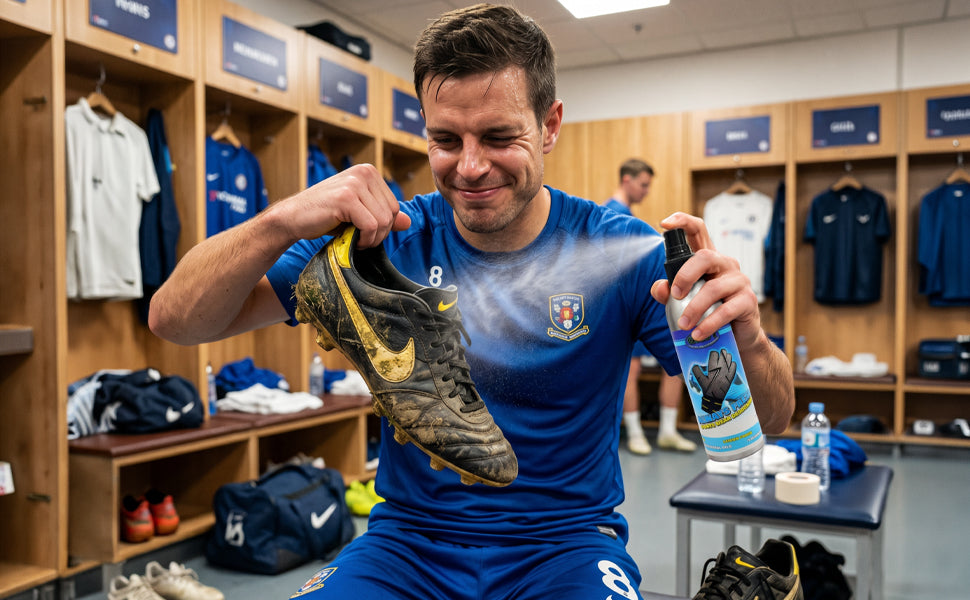 Gk01 Always Fresh - Football Boot & Goalkeeper Glove Freshener & Deodoriser Spray - Lemon Fresh Scent - 120ml