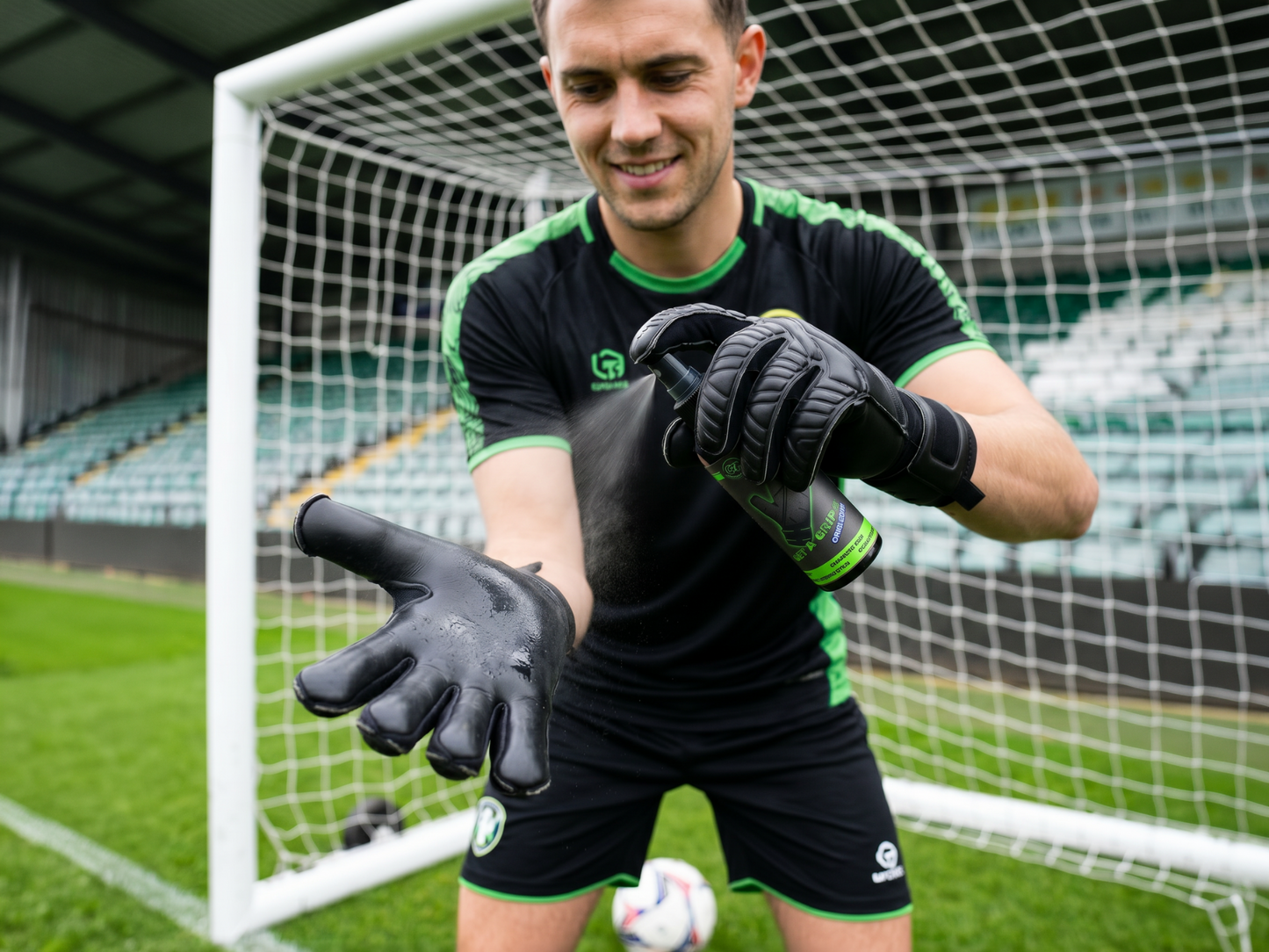 GK01 Get a Grip Original Goalkeeper Glove Grip Spray, 120ml