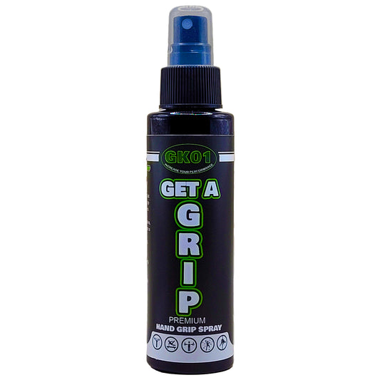 GK01 Get a Grip Hand Grip Spray, 120ml - Gymnastics, Weightlifting, Racket Sports.